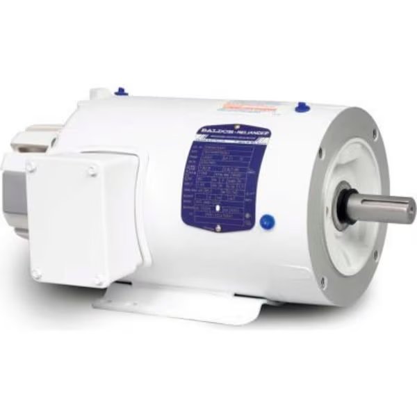 Baldor-Reliance Washdown Motor, 3 Phase, 1 HP, 1745 RPM, 230/460 Volts, TENV, 143TC FR, Baldor-Reliance, Mfr#: IDWNM3546T